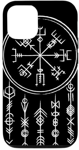 Hülle für iPhone 14 Wikinger Vegvisir Traumfänger mit Runen-Dauben