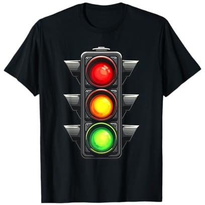 Traffic Light Shirt Adult Kids Traffic Light Costume T-Shirt