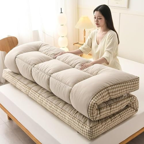 Japanische Bodenmatratze, 180 x 200 cm, 160 x 200 cm, 90 x 200 cm, Futon-Matratze für Einzelbett, 120 x 200 cm, C 1,8 m x 2 m