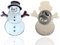 Generisch Schneemann Pin, Weiß, Anstecker, Pin, Schneemannpin