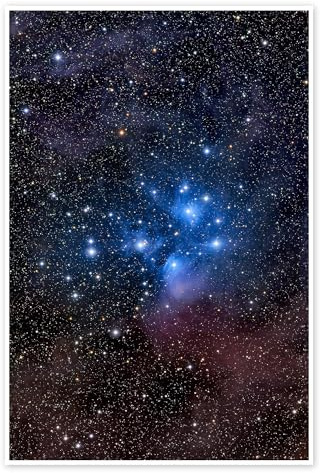 Die Plejaden Poster von Roth Ritter 100 x 150 cm Schwarz Wandbilder Wanddeko
