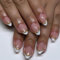 Cosmeria Press On Nails Set, 24 Stück Französische Nägel Zum Aufkleben Kurz Mit Nagelfeile Und Klebejelly, Kunstnägel Für Täglichen Gebrauch