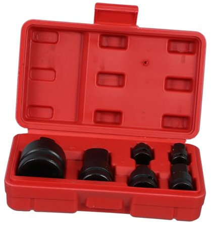 DOITOOL Juego de Adaptadores de Vaso de Kit Reductor de Vaso Métrico de 1/4-3/8-1/2-3/4-1 para Automóvil