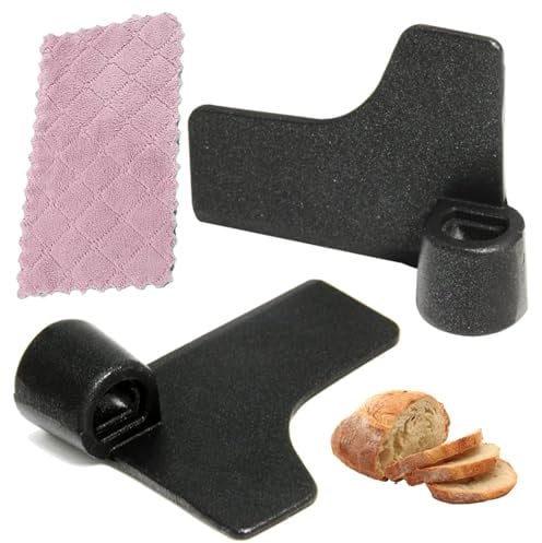 Replacement Kneading Paddle for Panasonic Bread Maker - Non-Stick Compatible with SD2500, SD2501, SD2510, SD2511, SD256, SD257 | Breadmaker Accessory & Spare Part Including A Coral Fleece Towel