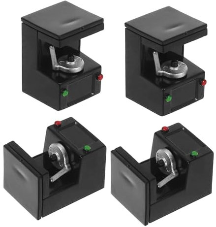 HEMOTON Mini Coffee Machine Toy for Dollhouse 4pcs Miniature Maker Miniature Furniture Accessories