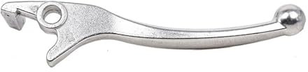 Maneta Embrague Freno Moto Piezas Repuesto Universales Aluminio para Freno Disco Hidráulico Palanca Freno para Motocicleta Duradera Delantera Izquierda/Derecha para Exteriores(Silver Right)