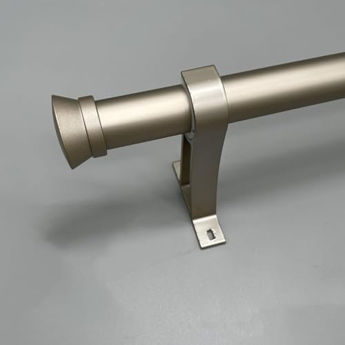 Barra de cortina de ducha resistente, fácil de instalar, barra de techo gris, 1,5 m, perfecta para uso en casa de campo y exteriores, solución duradera para colgar cortinas de ducha
