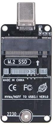 Fangxuee For M2 NVME SSD Riser Adapter RTL9210B Chip Dual Protocol 10Gbps USB 3.2 GEN2 Type C M. 2 B+M/M Key