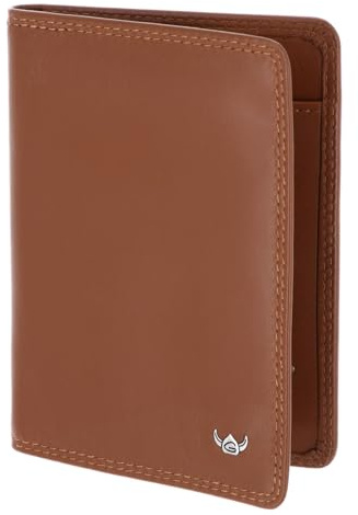 Golden Head Leder Polo RFID Protect Ausweisetui 4480 Cognac braun