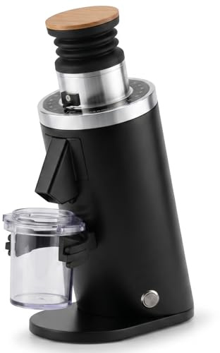 ROASTLY DF54 Kaffeemühle Gen 3 III V3/V4, Elektrische Einzeldosis-Kaffeemühle, Nahezu Retentionsfrei (Schwarz)