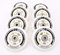 VWPEYY Hyper Instinct 82mm 82A - 8er Set mit ABEC7 Kugellagern und Alu-Spacern 8mm - für Roller Blade Inliner mit 8mm Spacer - Fertig montiert