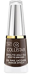 Collistar Öl-Nagellack, Spiegeleffekt, Nummer 320 (Ristretto), Nagellack mit restrukturierenden und pflegenden Ölen, intensive, lang anhaltende Farbe, glänzendes Finish, mit Argan- und Jojobaöl, 6 ml