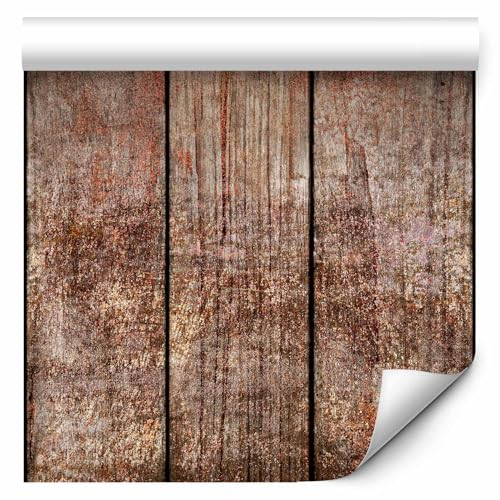 murando - Tapete selbstklebend 10m Wandtattoo dekorative Möbelfolie Dekorfolie Fotofolie Panel Wandaufkleber Wandposter Wandsticker - Holz Bretter f-A-0739-j-a