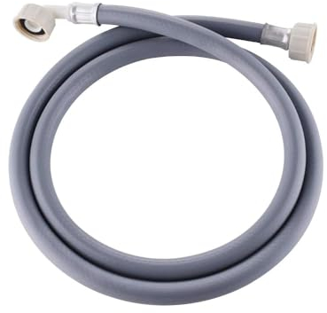 Universal 1.5m Cold Water Fill Inlet Hose for Washing Machines and Dishwashers with 90 Degree Bend