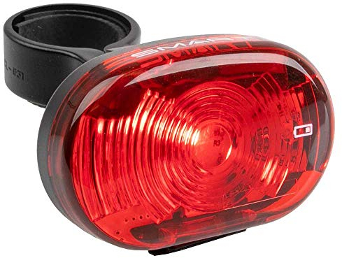 Smart Rücklicht Star USB, superhelle rote LED, wasserdicht, mit deutschem Prüfzeichen, mit USB wiederaufladbar, rot