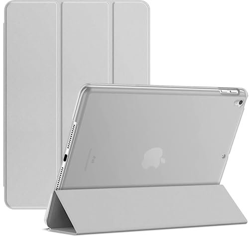 Funda magnética inteligente para Apple iPad Pro 10.5 (2017), Air 3 (2019) con función de encendido y apagado automático (plata)
