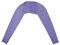 PRETYZOOM Armstulpen zum Abdecken der Arme für Damen und Herren, Wärmer - Anti-UV-Kühlung, Schal, Armstulpen, Sonnenschutz, Armstulpe für Damen oder Herren, hellviolett, 50X50CM