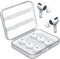 [3 Paar] Ersatz-Ohrstöpsel für Airpods Pro und Airpods Pro 2. Generation, Silikon-Ohrhörer mit Rauschunterdrückungsloch, mit tragbarer Aufbewahrungsbox und passt in die Ladehülle (S/M/L)