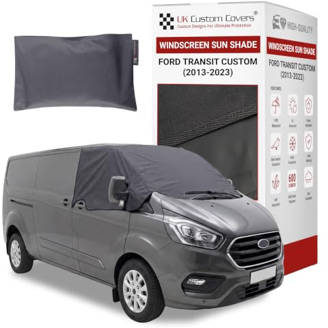 Windscreen Cover to Fit Ford Transit Custom 2013-2023 – All Weather Use