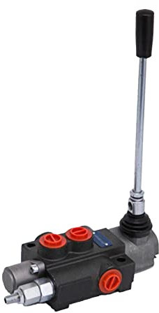Hydraulic Co-Directional Valve P40 - CoSpeed Valve for G Series Log Splitters | Lever Handle Discharge Adjustable with 1 Coil, 3 Pos Valves, 10