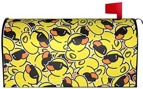 Gbuzozie Housse de boîte aux lettres magnétique étanche en caoutchouc pour utilisation en extérieur et jardin 53,3 x 45,7 cm