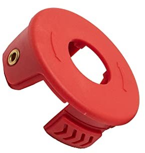 Spulenaufsatz Haube passend für den Grizzly Tools Akku Rasentrimmer CT2000 Sense Freischneider Akku Trimmer Rasen Kantenschneider (Rot)