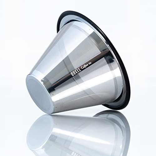 Quell Wiederverwendbarer Kaffeefilter für Stagg X Pour Over Tropfer: Edelstahl-Wellen-Alternative für nachhaltiges Brauen
