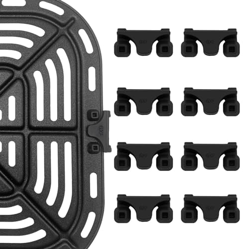 Air Fryer Rubber Bumpers, 4 Pieces Air Fryer Replacement Parts for Instant Pot Gourmia Cosori and other Air Fryers, Air Fryer Accessories Silicone Protective Feet Tips Tabs to Prevent Basket Damage