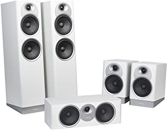 Jamo STUDIO 7 S7-25HCS Sistema Casse Acustiche 5.0 Surround da Pavimento - Grey Cloud
