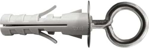 Lot de 6 chevilles avec œillet fermé 'FUN-OC' M4 Ø 9 mm x 40 pcs