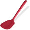 U-Taste Spatule en silicone solide extra longue : spatule de cuisine résistante à la chaleur 315 ℃, ustensile de cuisine en caoutchouc antiadhésif sans couture pour friture crêpes poisson (Rouge)