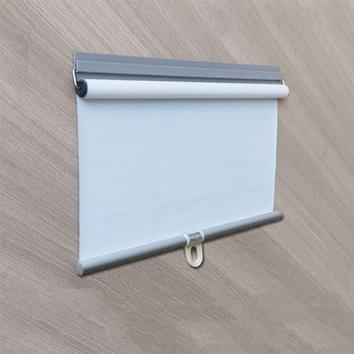 X1NGFU Sonnenschutz Rollo Innen,Verdunkelung Fenster Rollo,Springrollo Mittelzugrollo,Kabellos Einziehbarer Verdunkelungsrollo,Ohne Bohren Tragbare Rollos,für Zuhause,Breite X Höhe (80cm x 150cm)