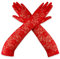 Spitzenhandschuhe,Handschuhe Spitze,Tag Der Toten Rose Spitzenhandschuhe,Netz Handschuhe,Lange Spitze Transparente Handschuhe,Long Opera Party Gloves,Hexen Zubehör Damen,Spitzen Handschuhe Schwarz