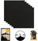 IKIER Lot de 6 plaques de contreplaqué noires en bois non fini, 30 x 30 cm, panneau de fibres denses, idéal pour la gravure laser, la découpe CNC, l'artisanat laser et les projets de bricolage