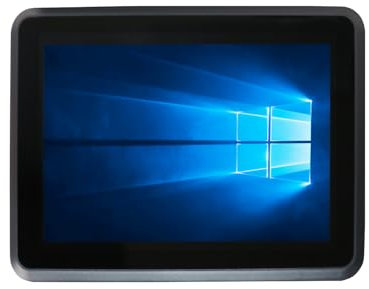 HUNSN 10.1 Inch Industrial IP65 Front Panel PC, Multi Touch Capacitive Touch Screen, J6412, Windows 11 or Linux Ubuntu, PX01, TPM2.0, 9-36V 2Pin Phoenix, 2 x COM, HDMI, 2 x LAN, 8G RAM, 128G SSD