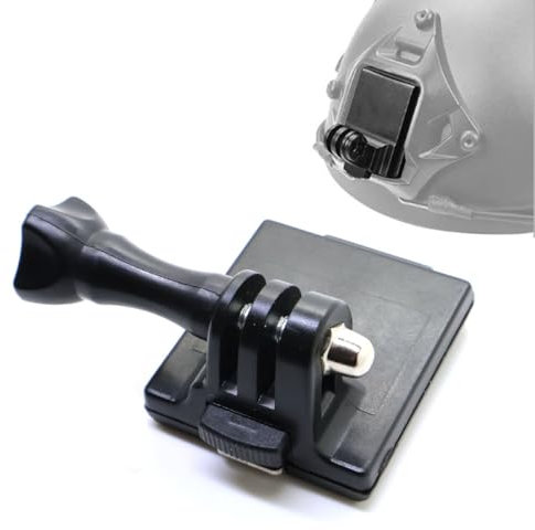 RALSPEC Tactical Fast Helmet Action Camera Mount Adapter Compatible with GoPro DJI Osmo Quick Release Attachment for Airsoft Military Helmets