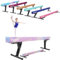 FBSPORT Barra de Equilibrio Gimnasia artistica Ajustable 244cm,5 Alturas Ajustables viga de Piso Alto y bajo Alta Estabilidad Equipos de Entrenamiento de práctica de Gimnasio para niños