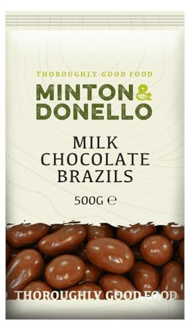 Minton & Donello 500g Milk Chocolate Brazil Nuts