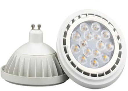KAKAK Lámpara LED regulable G53 GU10 AR111, LED de 12 W y 15 W para el hogar, el garaje y el almacén(3000K Warm white,GU10_15W)