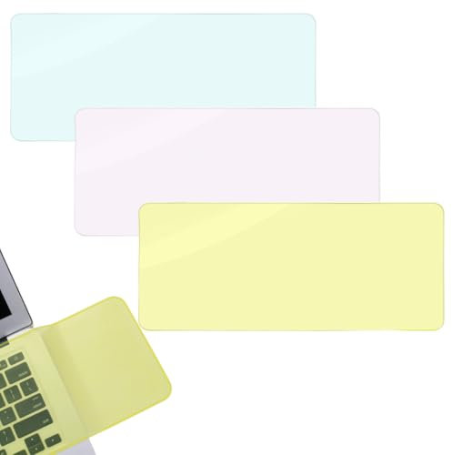 COYUN 3 Pezzi Copri Tastiera Pc, Ultrasottile Copritastiera Trasparente, Pulizia Tastiera Pc, Protezione Tastiera Universale Impermeabile E Antipolvere, Ultra Sottile Copritastiera In Silicone