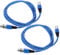 Kisangel 2Pcs Xlr Microphone Cables Durable Braided Audio Wires for High Fidelity Sound Console Male to Female Connection for Bar and Performance Use