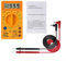 DT830G Portable Digital Multimeter LCD Screen - Voltage Ammeter Ohmmeter Circuit Tester Tool - For Electronic Measurement Laboratory Use(yellow)