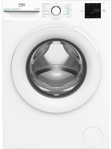 Lave-linge hublot BEKO LLFT39411-9 kg - Induction - L60cm - 1400 trs/min - Classe A - Blanc
