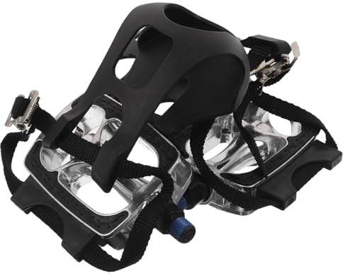 TOYZFRIENDY 2 Stück Pack rutschfeste Ersatzpedale für Heimtrainer 1/2 mit Zehenkäfigen Widerstandsfähige Fitnessbike Pedale für Indoor Cycling Kompatibel und Komfortabel