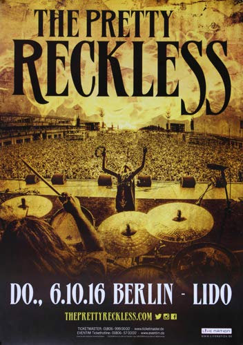 The Pretty Reckless - Heaven Knows, Berlin 2016 » Konzertplakat/Premium Poster | Live Konzert Veranstaltung | DIN A1 «