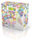 Meli Minis Pastel 400 | 400 Bunte Steckbausteine für kreative Kinder ab 3 Jahren | Lernspielzeug für Mosaike, Figuren & 3D-Modelle | Kompatibel Sets
