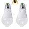 2 PACK LED Lampe mit Bewegungsmelder, PIR-Sensor, 230 V, 12 W, E27, 3000 K - Warmweiß, 1020 Lumen, perfekt für Treppen, Garage, Flur, Hof, Flur, Terrasse