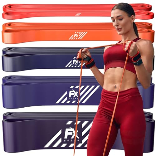 FX FFEXS Fitnessbänder - Resistance Bands Set Widerstandsbänder Kraftraining - Strength Training Equipment - Gummiband & Fitnessband für Pull Ups