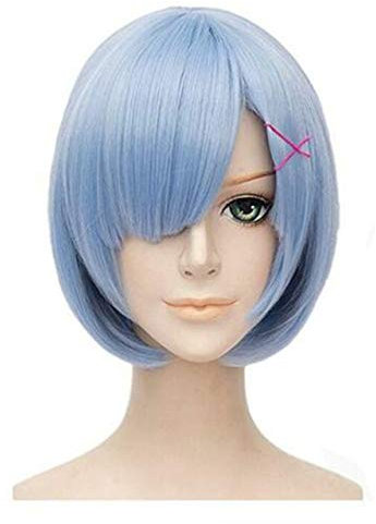REM Cosplay Perücke oder RAM Cosplay Perücken Re: Zero Startleben in einer anderen Welt Kostüm spielen Halloween Kostüme CHINA REM
