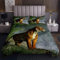 Tiger Tagesdecke 240x260cm Wildtier Themenmuster Steppdecke 3D Tierwelt Stil Bettüberwurf für Kinder Erwachsene Naturthema Wohndecke Ultra weich Raumdekoration